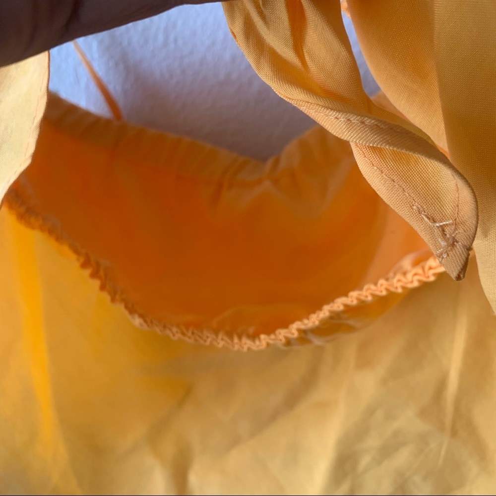 ❌SOLD❌Zara Orange Handkerchief Top Size Small - Picture 11 of 16